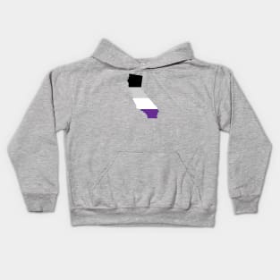 California Asexual Pride Kids Hoodie